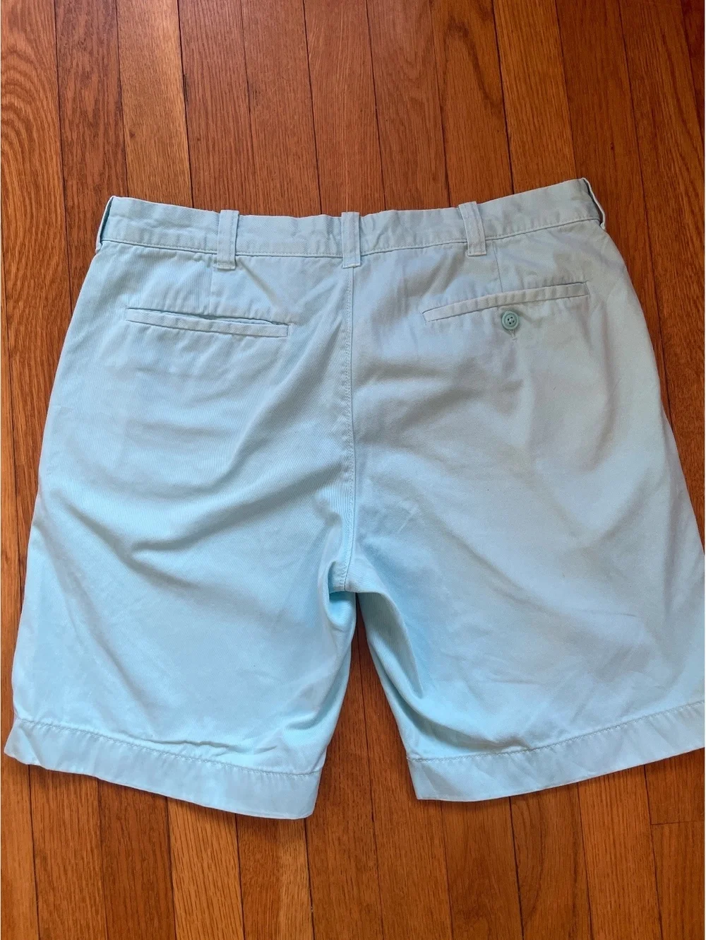 J. Crew Men's Stanton Shorts Light Blue Size 33 Cotton Preppy Beach Coastal